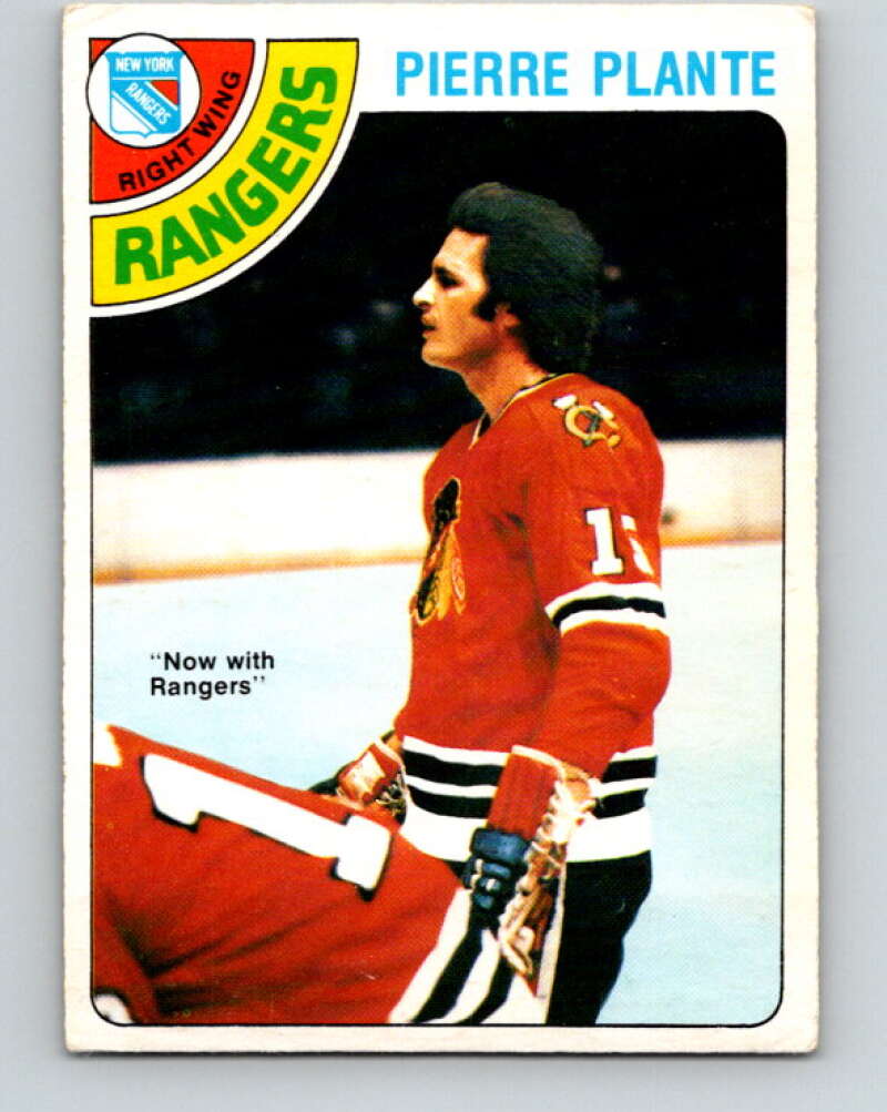 1978-79 O-Pee-Chee #179 Pierre Plante  New York Rangers  V23410