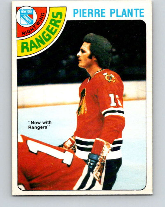 1978-79 O-Pee-Chee #179 Pierre Plante  New York Rangers  V23411