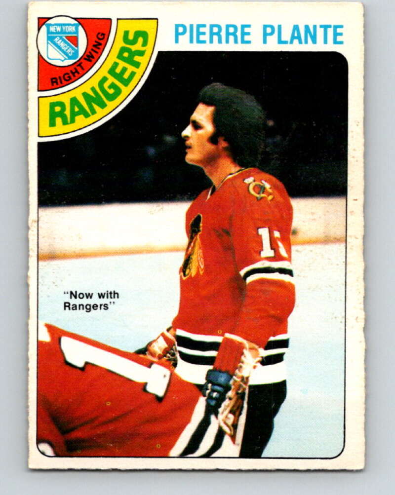 1978-79 O-Pee-Chee #179 Pierre Plante  New York Rangers  V23412