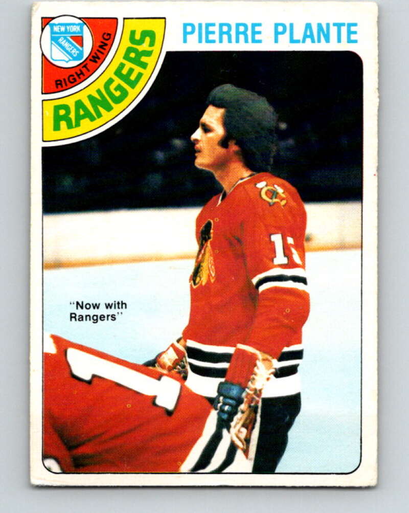 1978-79 O-Pee-Chee #179 Pierre Plante  New York Rangers  V23416