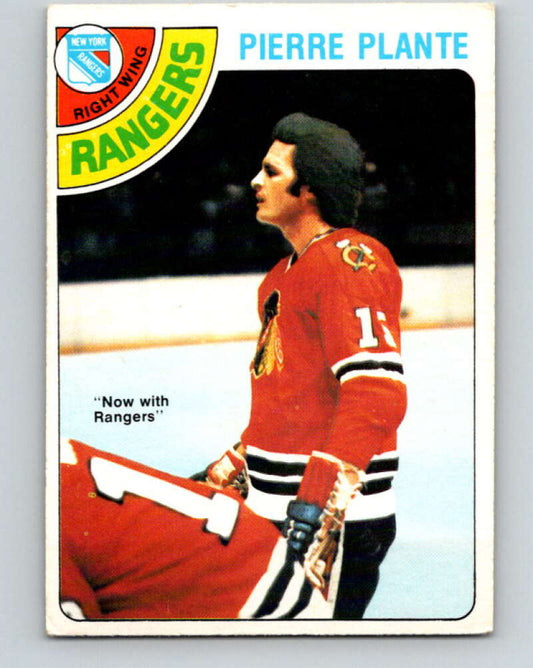 1978-79 O-Pee-Chee #179 Pierre Plante  New York Rangers  V23417