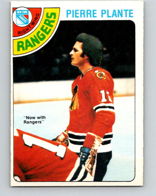 1978-79 O-Pee-Chee #179 Pierre Plante  New York Rangers  V23418