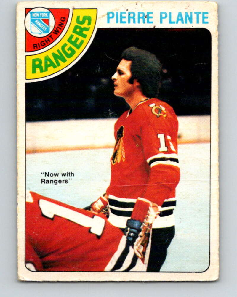 1978-79 O-Pee-Chee #179 Pierre Plante  New York Rangers  V23420