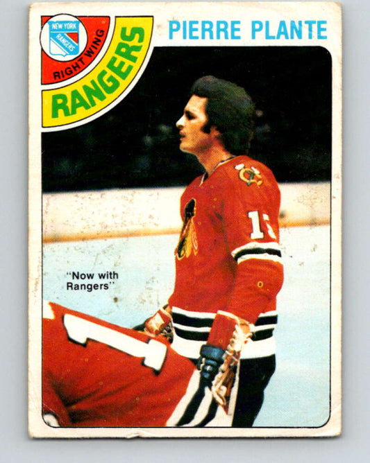 1978-79 O-Pee-Chee #179 Pierre Plante  New York Rangers  V23421