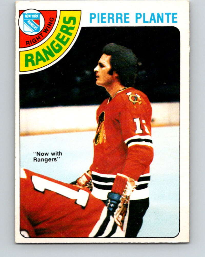 1978-79 O-Pee-Chee #179 Pierre Plante  New York Rangers  V23423