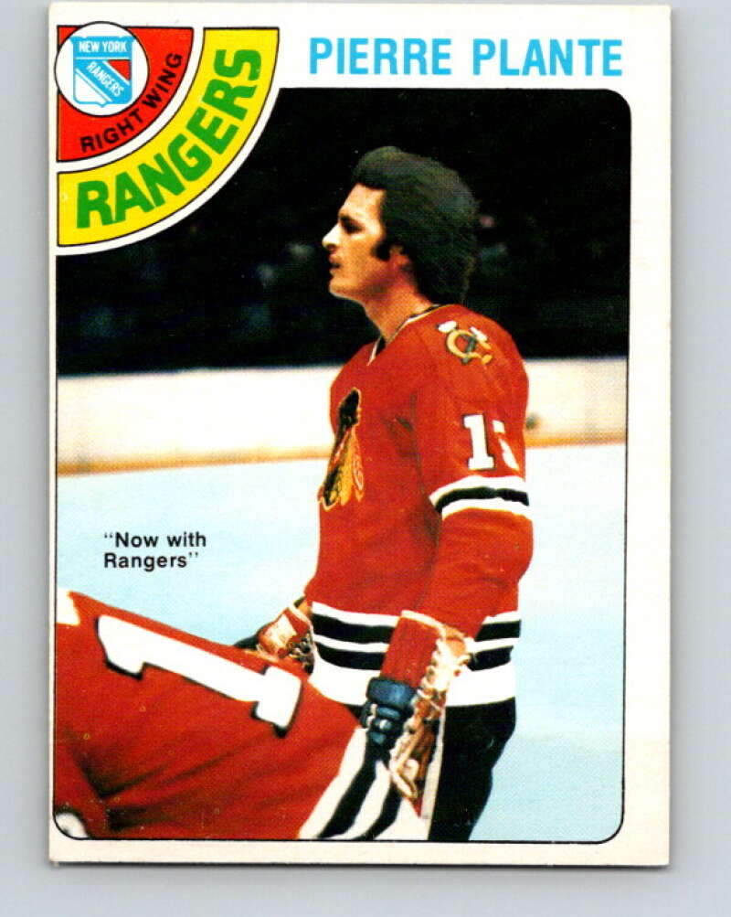 1978-79 O-Pee-Chee #179 Pierre Plante  New York Rangers  V23425