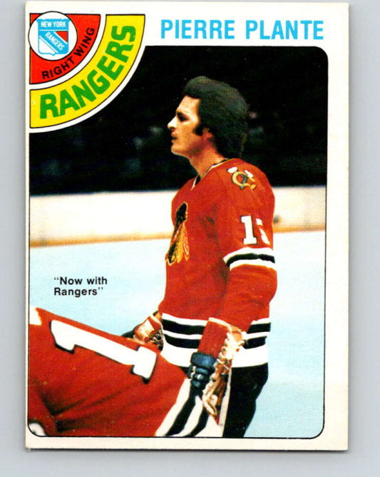 1978-79 O-Pee-Chee #179 Pierre Plante  New York Rangers  V23425