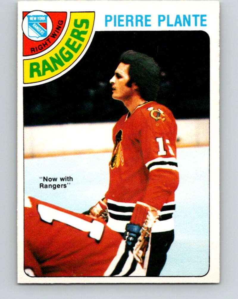 1978-79 O-Pee-Chee #179 Pierre Plante  New York Rangers  V23427