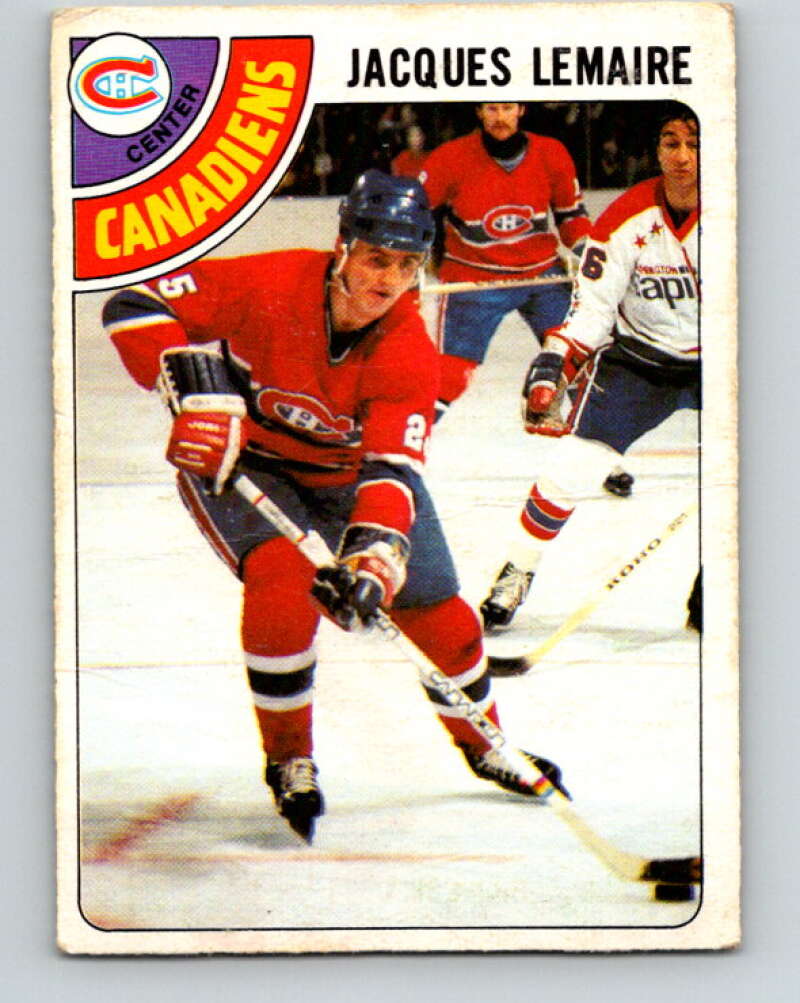 1978-79 O-Pee-Chee #180 Jacques Lemaire Canadiens  V23428
