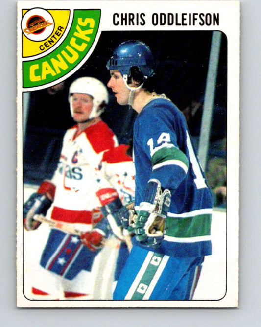 1978-79 O-Pee-Chee #183 Chris Oddleifson Canucks  V23470