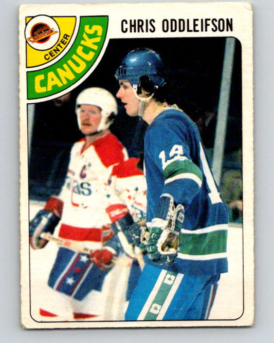 1978-79 O-Pee-Chee #183 Chris Oddleifson Canucks  V23471