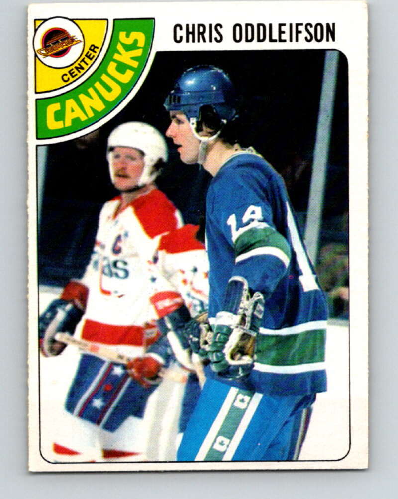 1978-79 O-Pee-Chee #183 Chris Oddleifson Canucks  V23472