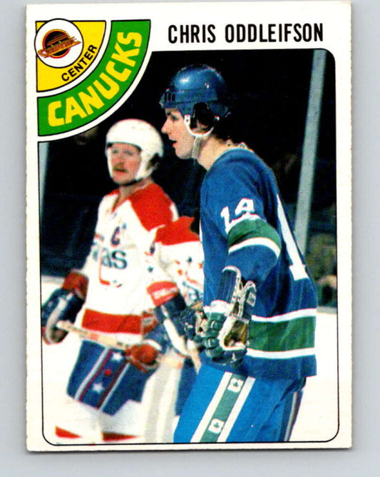 1978-79 O-Pee-Chee #183 Chris Oddleifson Canucks  V23473