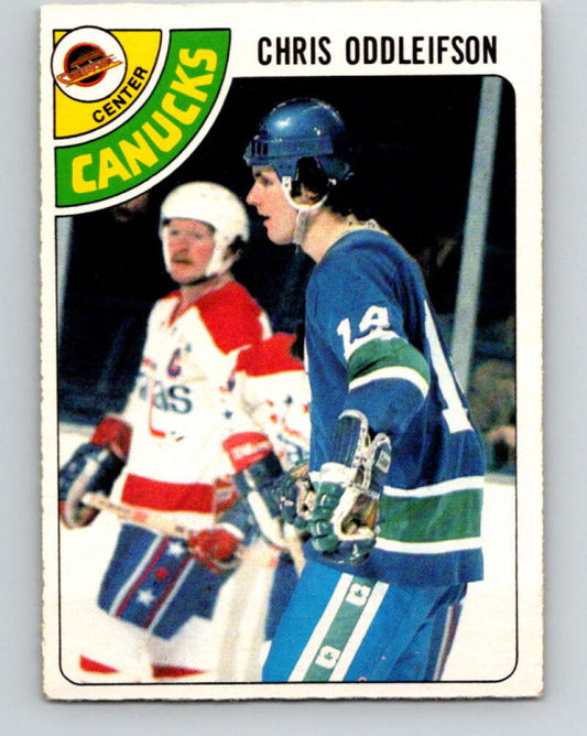 1978-79 O-Pee-Chee #183 Chris Oddleifson Canucks  V23474