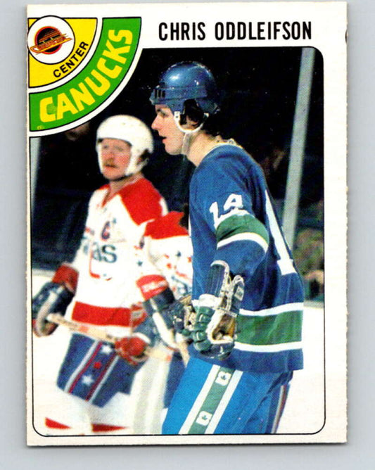 1978-79 O-Pee-Chee #183 Chris Oddleifson Canucks  V23475