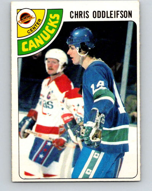 1978-79 O-Pee-Chee #183 Chris Oddleifson Canucks  V23478