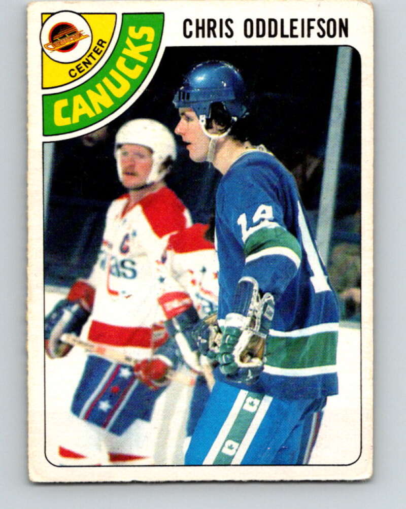1978-79 O-Pee-Chee #183 Chris Oddleifson Canucks  V23479