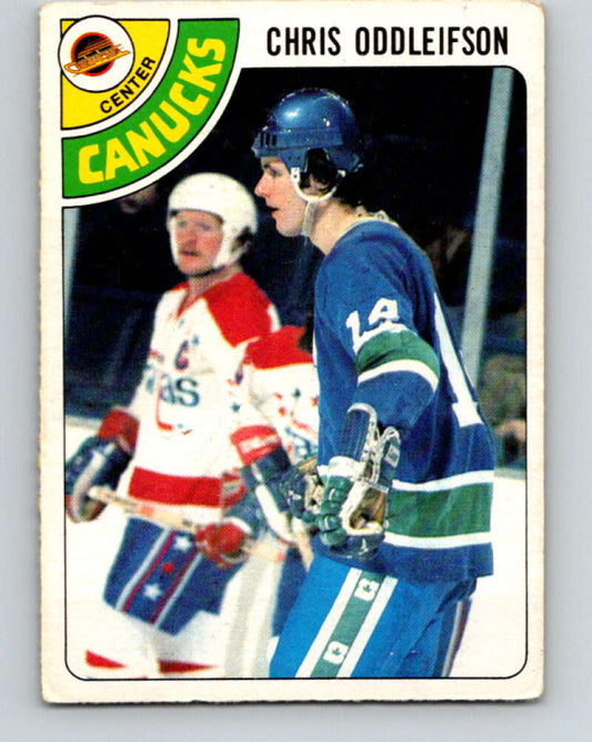 1978-79 O-Pee-Chee #183 Chris Oddleifson Canucks  V23479