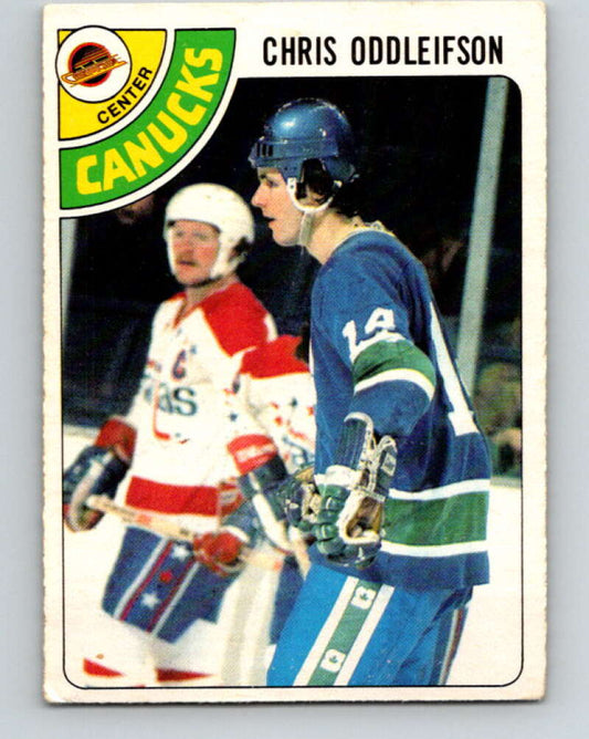 1978-79 O-Pee-Chee #183 Chris Oddleifson Canucks  V23481