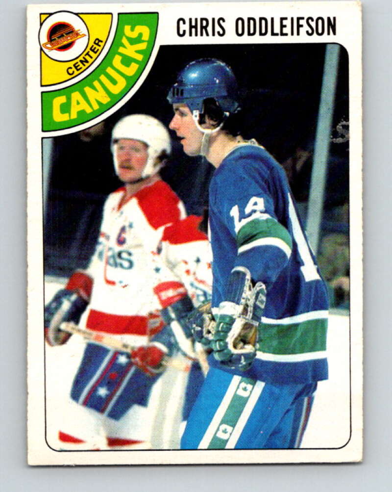 1978-79 O-Pee-Chee #183 Chris Oddleifson Canucks  V23482