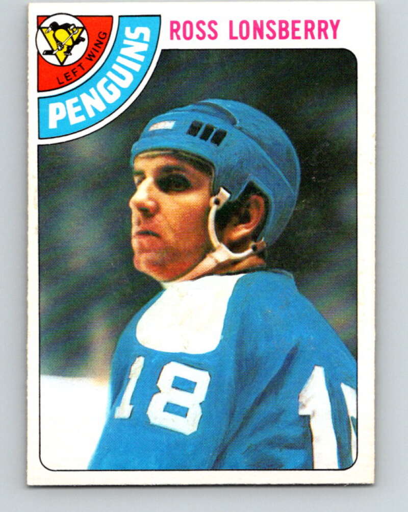 1978-79 O-Pee-Chee #186 Ross Lonsberry Penguins  V23517