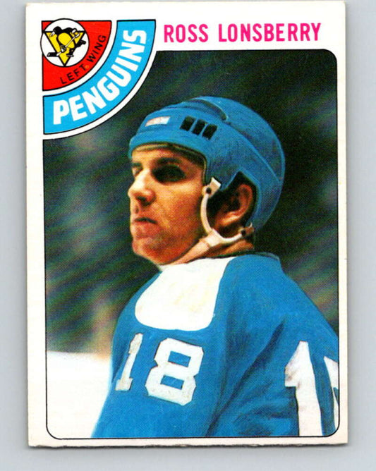 1978-79 O-Pee-Chee #186 Ross Lonsberry Penguins  V23519