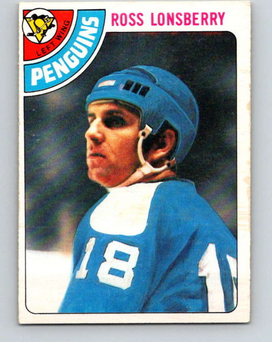 1978-79 O-Pee-Chee #186 Ross Lonsberry Penguins  V23520