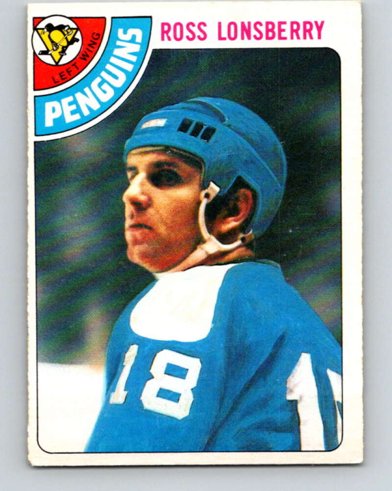 1978-79 O-Pee-Chee #186 Ross Lonsberry Penguins  V23521