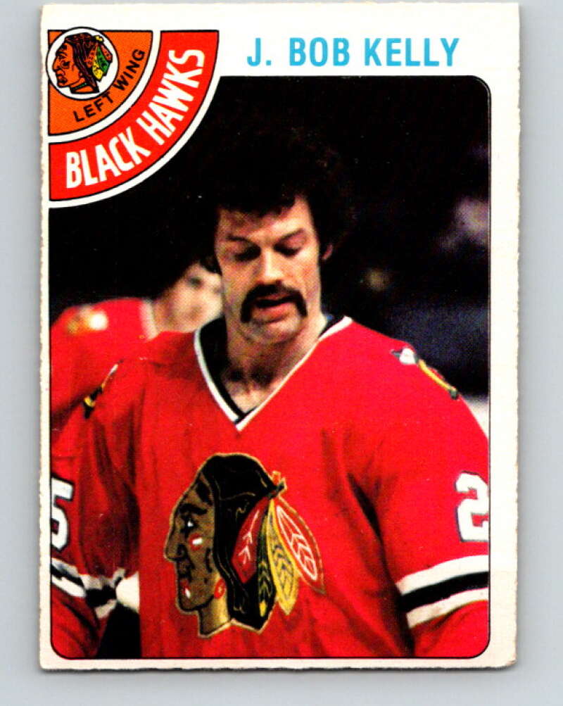 1978-79 O-Pee-Chee #189 J. Bob Kelly  Chicago Blackhawks  V23559