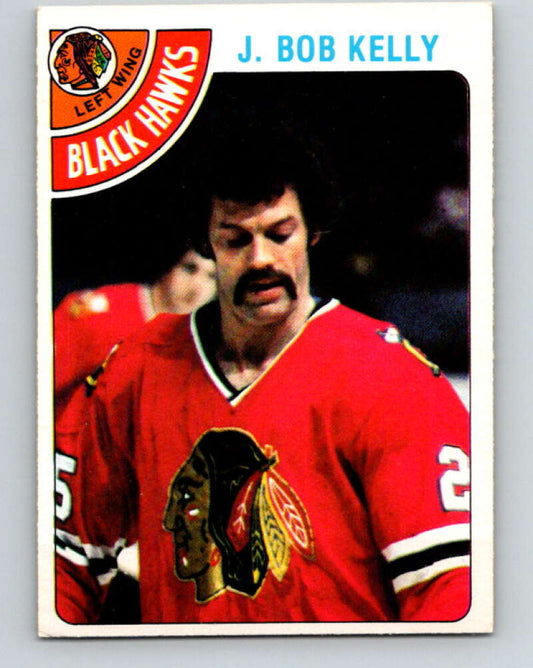 1978-79 O-Pee-Chee #189 J. Bob Kelly  Chicago Blackhawks  V23560