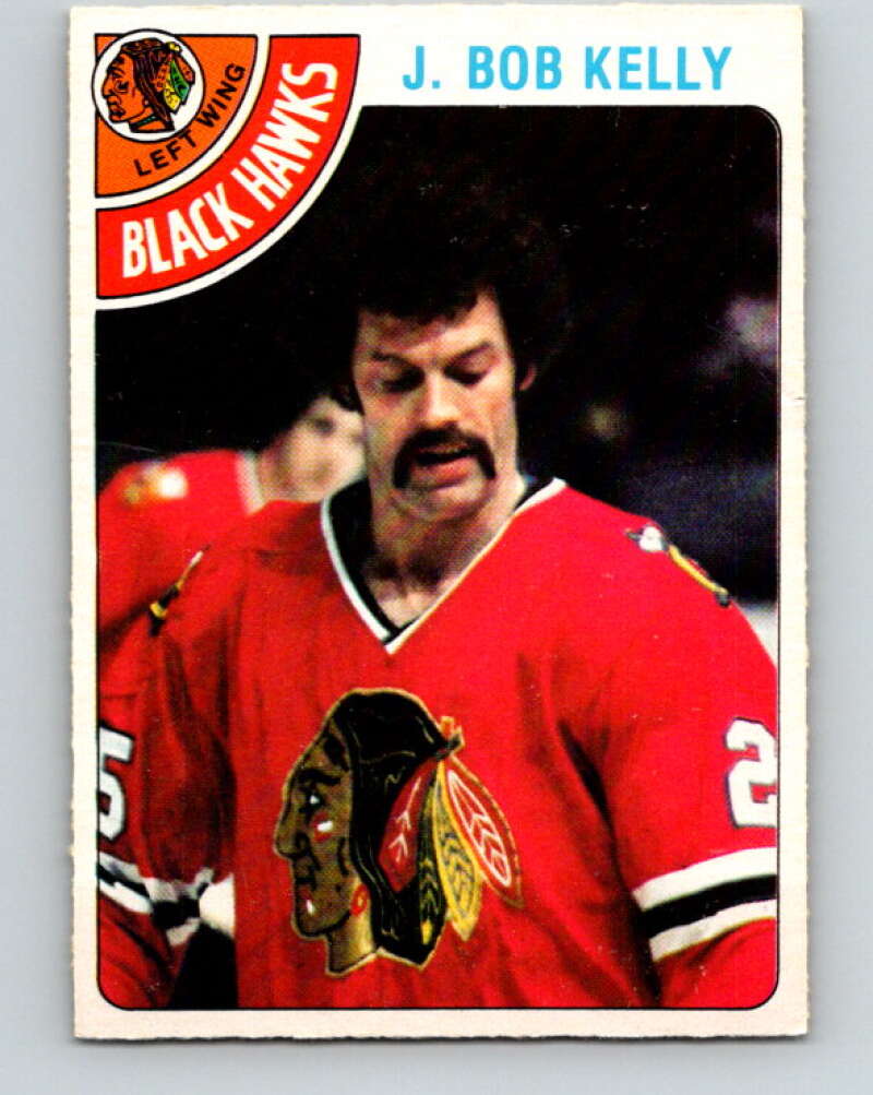 1978-79 O-Pee-Chee #189 J. Bob Kelly  Chicago Blackhawks  V23562