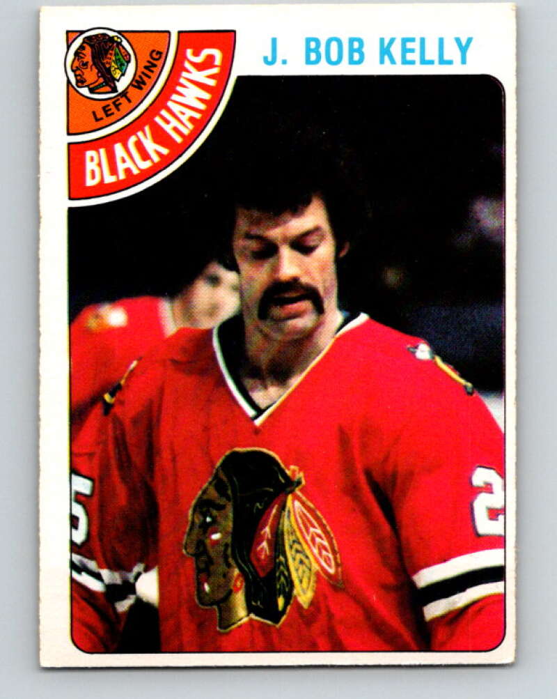 1978-79 O-Pee-Chee #189 J. Bob Kelly  Chicago Blackhawks  V23564