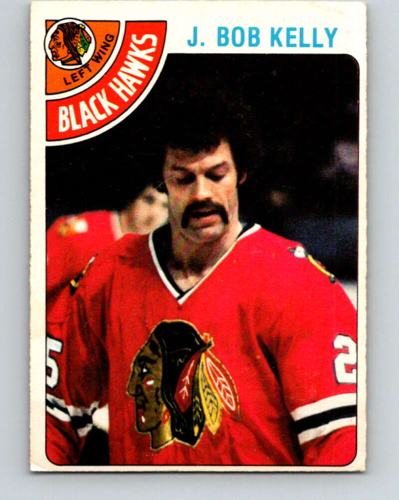1978-79 O-Pee-Chee #189 J. Bob Kelly  Chicago Blackhawks  V23565