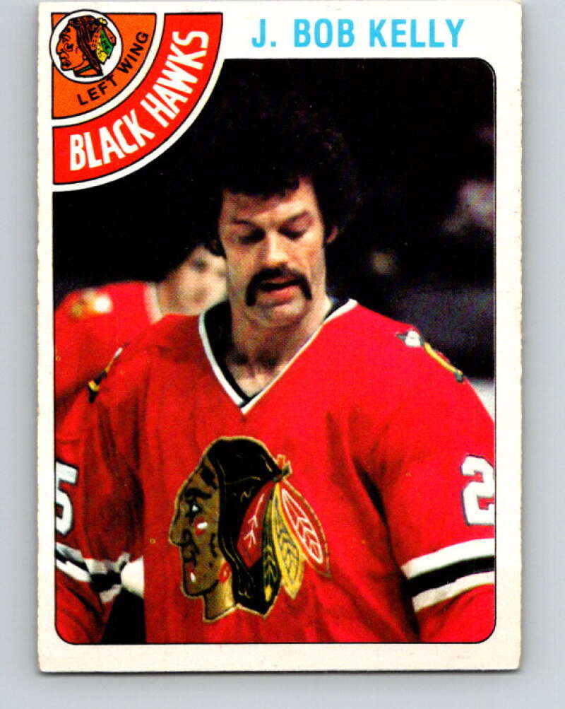 1978-79 O-Pee-Chee #189 J. Bob Kelly  Chicago Blackhawks  V23568
