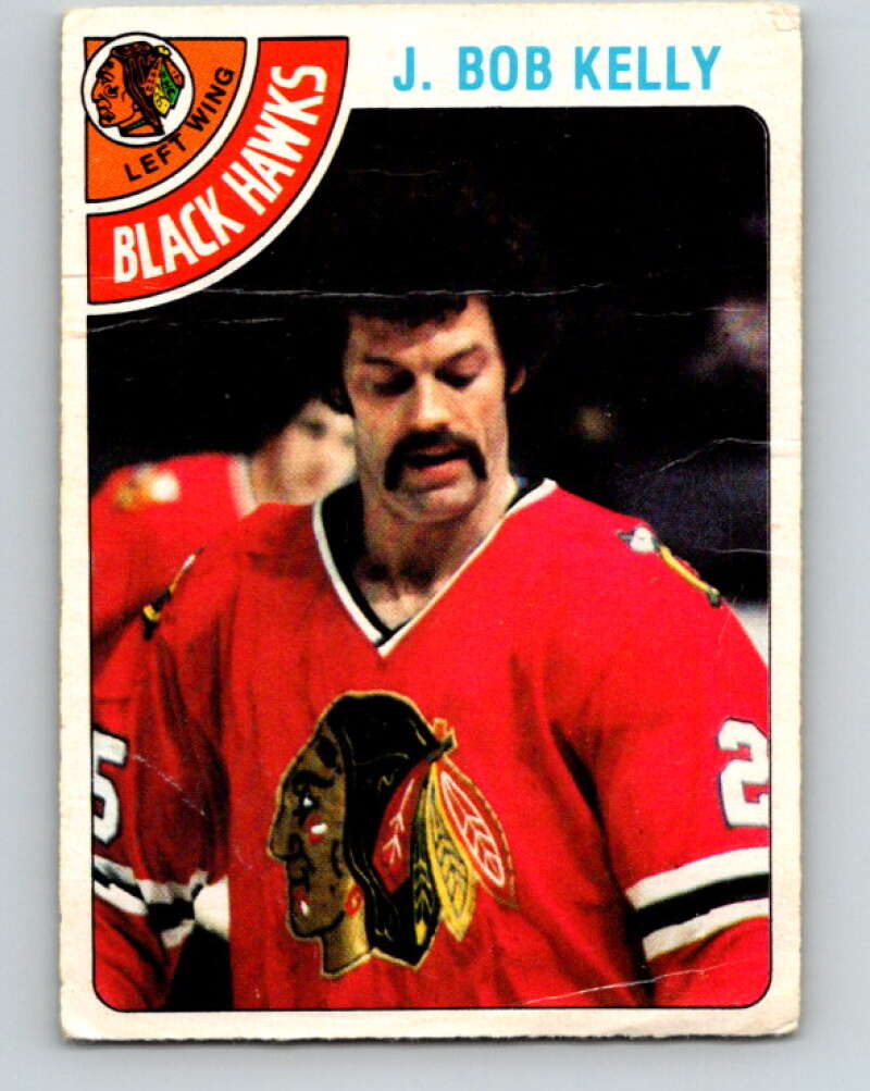 1978-79 O-Pee-Chee #189 J. Bob Kelly  Chicago Blackhawks  V23571