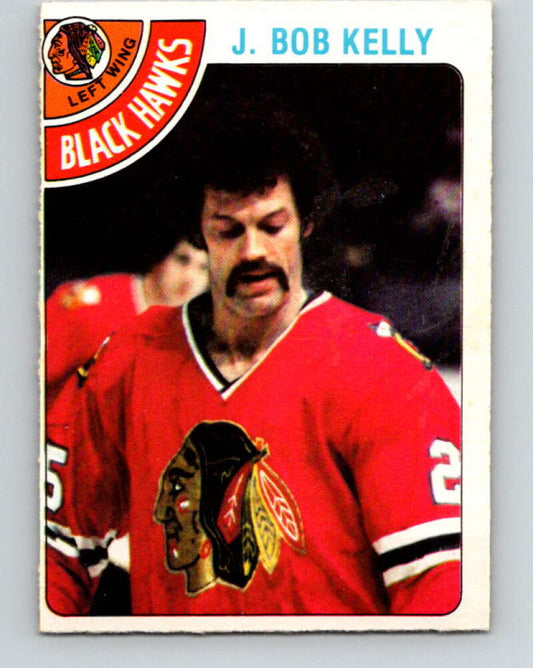1978-79 O-Pee-Chee #189 J. Bob Kelly  Chicago Blackhawks  V23572