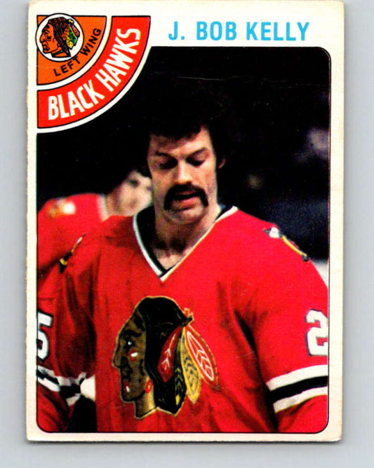 1978-79 O-Pee-Chee #189 J. Bob Kelly  Chicago Blackhawks  V23573