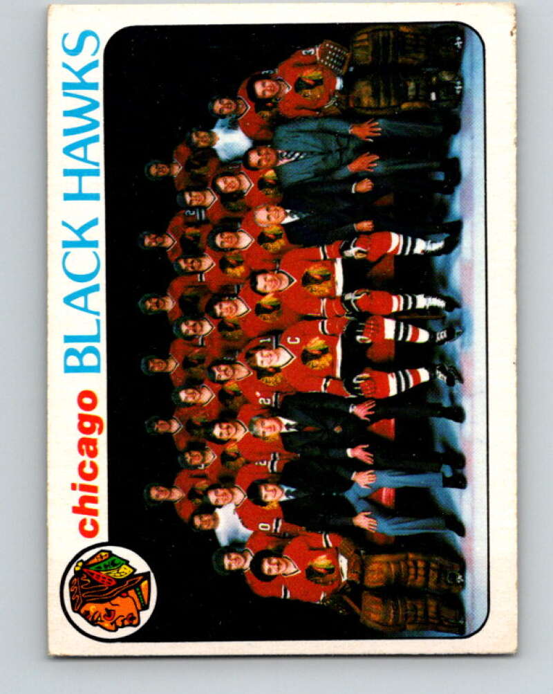 1978-79 O-Pee-Chee #195 Chicago Blackhawks TC   V23628