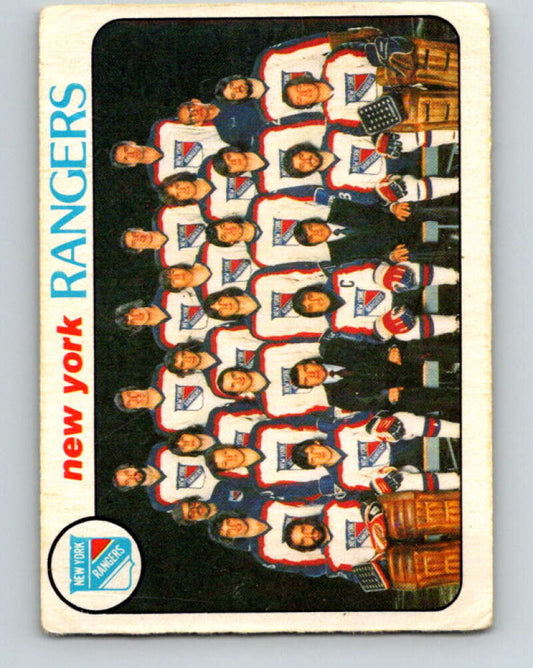 1978-79 O-Pee-Chee #202 New York Rangers TC   V23738