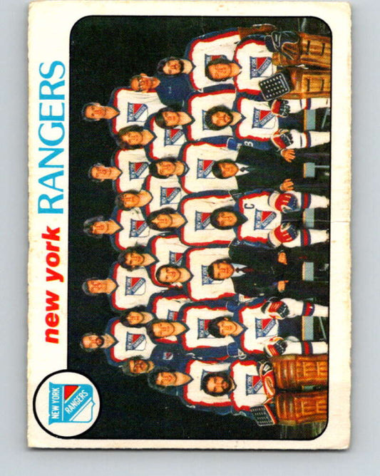 1978-79 O-Pee-Chee #202 New York Rangers TC   V23739
