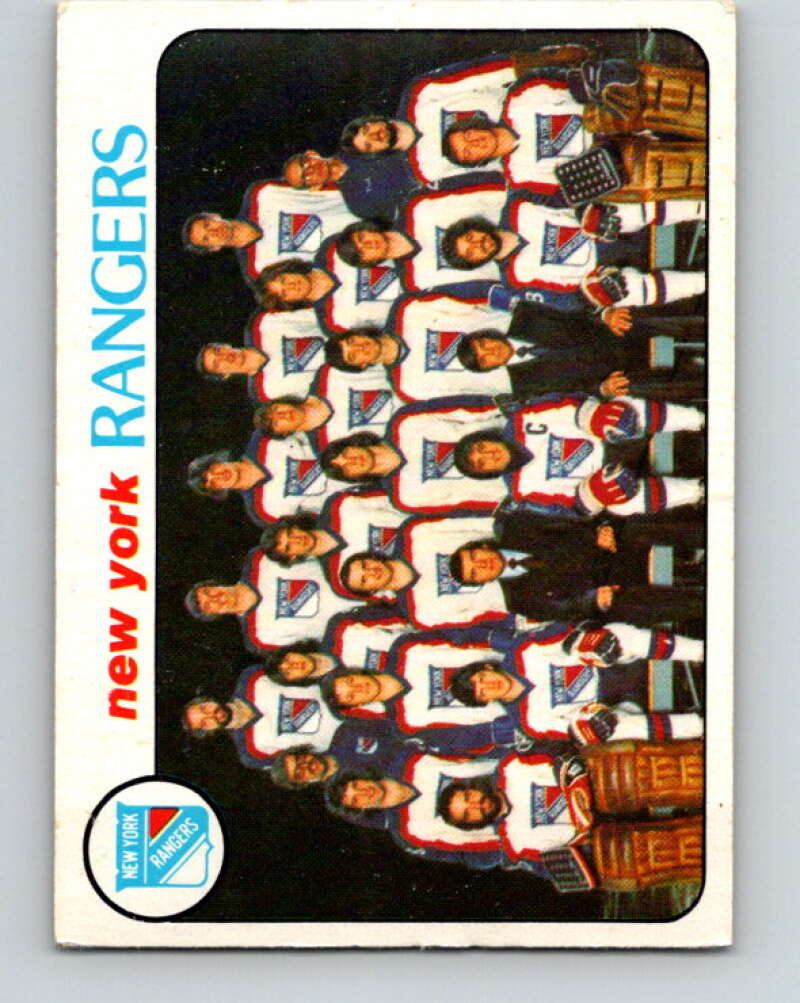 1978-79 O-Pee-Chee #202 New York Rangers TC   V23740