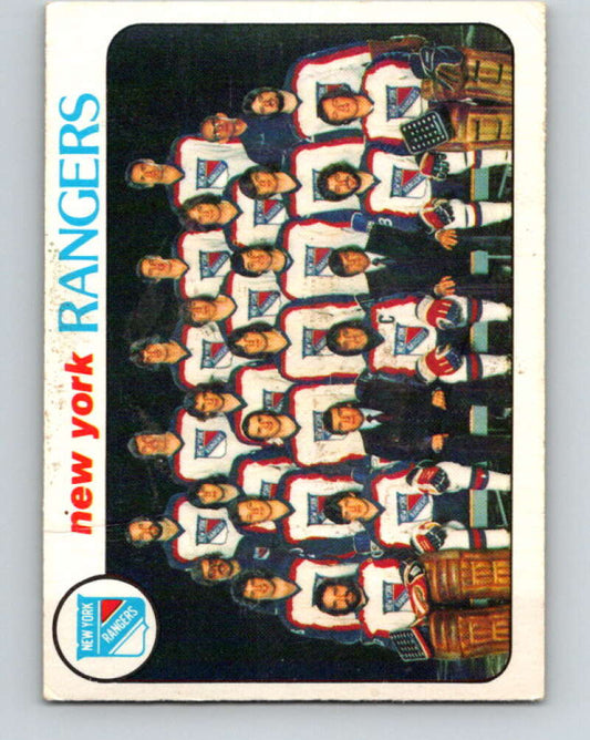 1978-79 O-Pee-Chee #202 New York Rangers TC   V23742