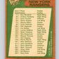 1978-79 O-Pee-Chee #202 New York Rangers TC   V23744