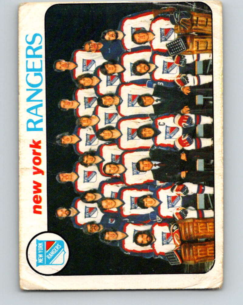 1978-79 O-Pee-Chee #202 New York Rangers TC   V23745
