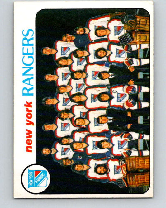 1978-79 O-Pee-Chee #202 New York Rangers TC   V23748