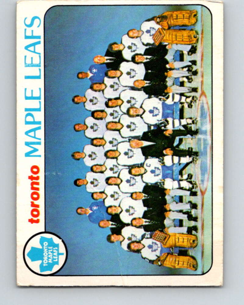 1978-79 O-Pee-Chee #206 Toronto Maple Leafs TC   V23800