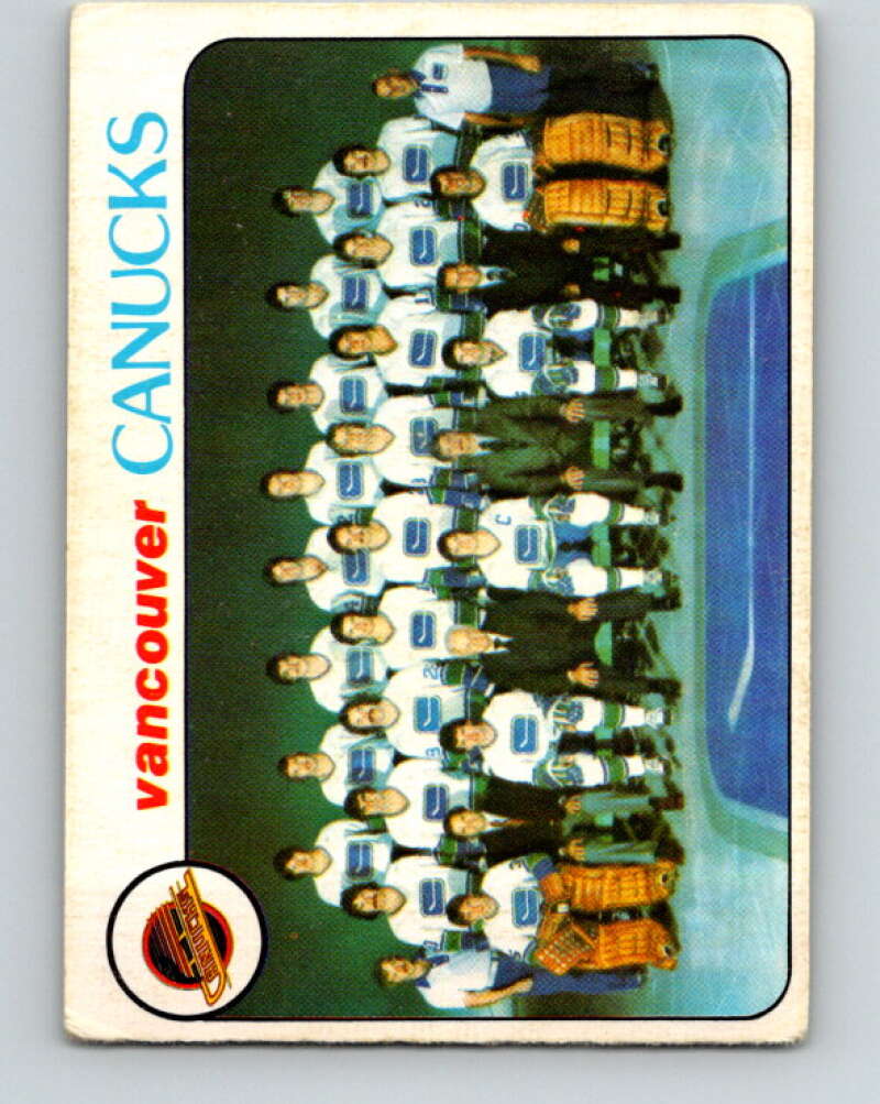 1978-79 O-Pee-Chee #207 Vancouver Canucks TC   V23810