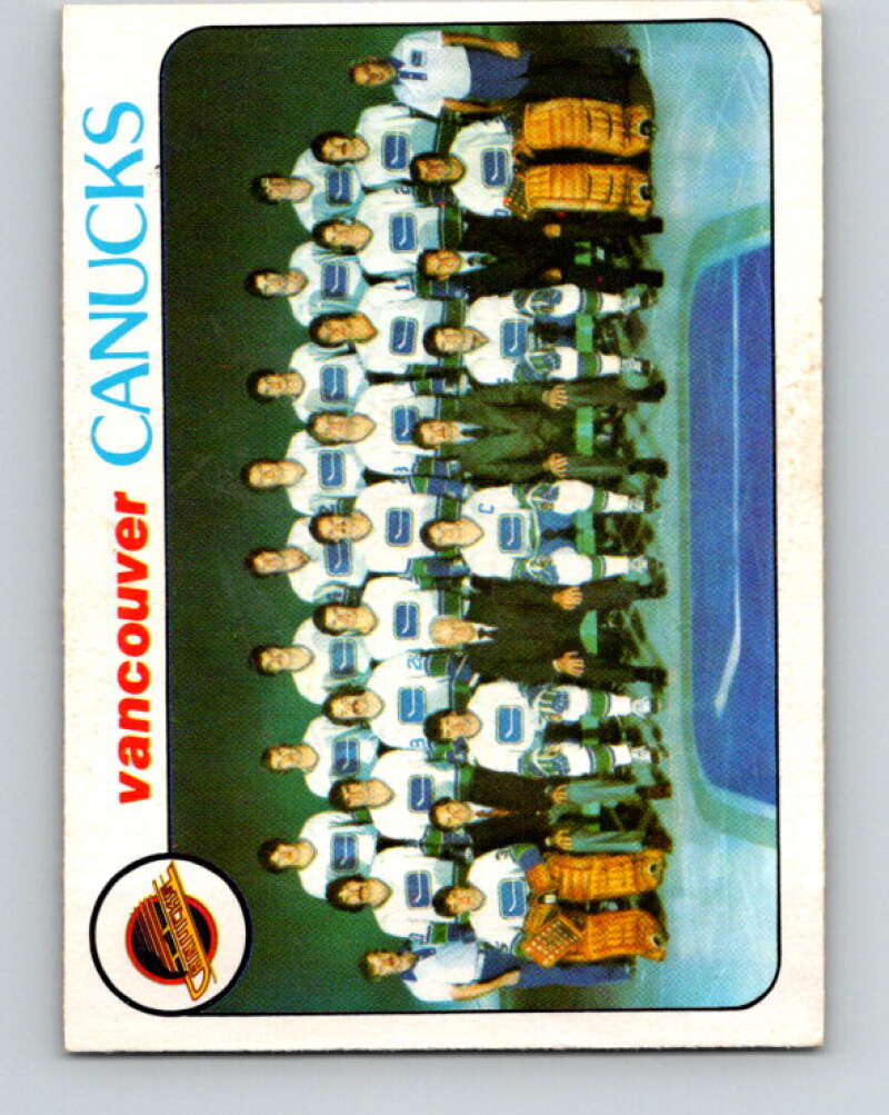 1978-79 O-Pee-Chee #207 Vancouver Canucks TC   V23813