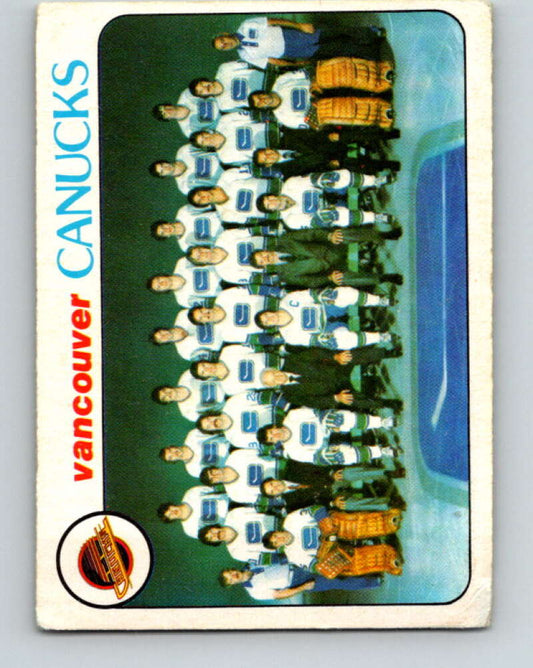 1978-79 O-Pee-Chee #207 Vancouver Canucks TC   V23814