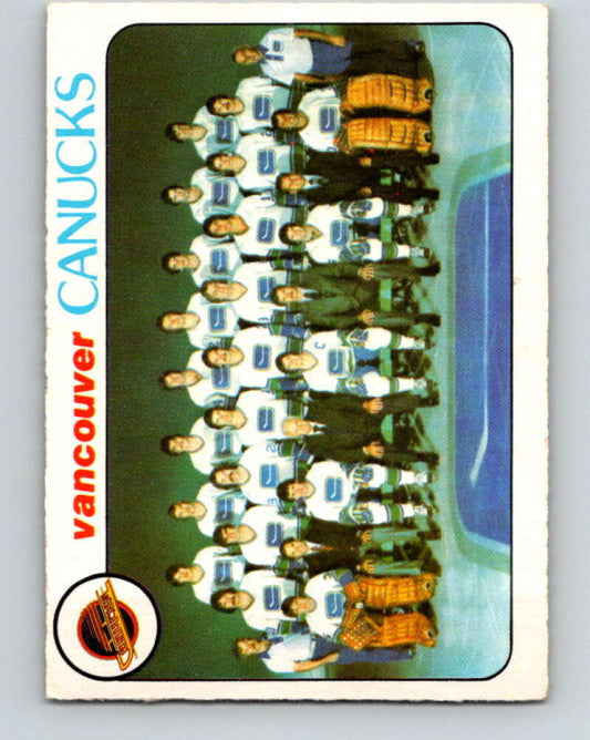1978-79 O-Pee-Chee #207 Vancouver Canucks TC   V23815